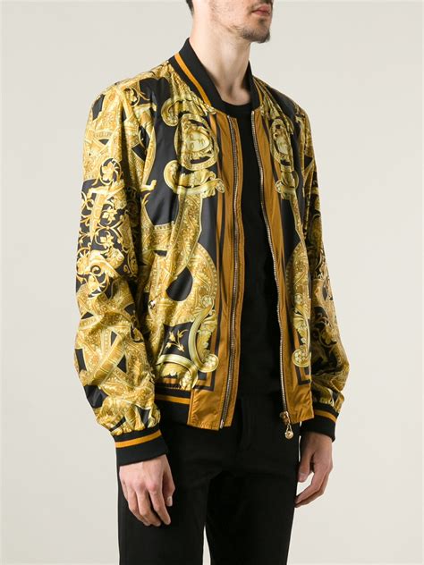 versace men's coat|Versace bomber jackets for men.